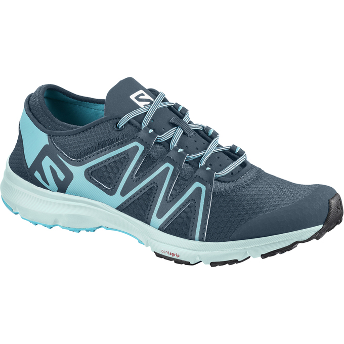 Salomon Israel CROSSAMPHIBIAN SWIFT W - Womens Water Shoe - Light Turquoise/Navy (JHMG-12834)